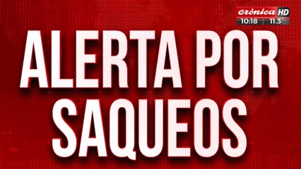 Alerta por saqueos: desvalijaron una carnicería y rompieron supermercados