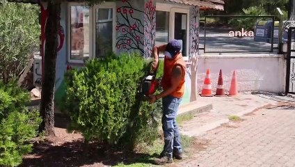Marmaris Belediyesi Okul Bahçelerini Bakıma Alıyor