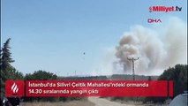 Silivri'de orman yangını! Ekipler müdahale ediyor