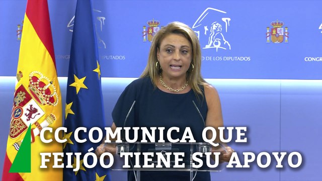 Coalición Canaria traslada al Rey que apoyaría a Feijóo en la investidura