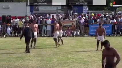 Moment ‘gunshots fired’ at sports contest in Derbyshire as crowds flee in horror