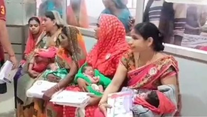 मिर्ज़ापुर: बेटी बचाओ बेटी पढ़ाओ अभियान के तहत नवजात कन्याओं का मनाया गया जन्मोत्सव