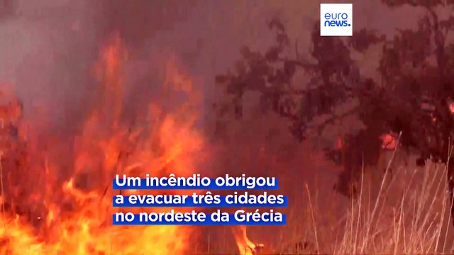 Incêndios na Grécia e nas Ilhas Canárias continuam fora de controlo