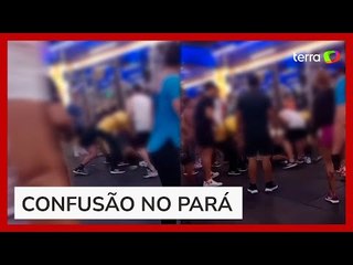 Alunos discutem e brigam em disputa por revezamento de aparelho em academia no Pará