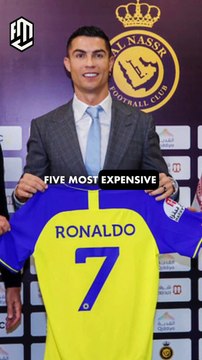 5 Most Expensive Football Transfers In 2023_24 ⚽️ #football #soccer #shorts