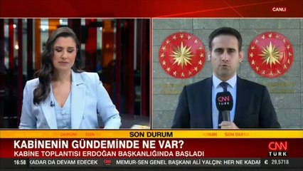 Kabine toplantısı Cumhurbaşkanlığı Külliyesi'nde başladı