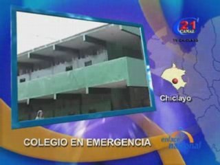 COLEGIO EN EMERGENCIA - CHICLAYO