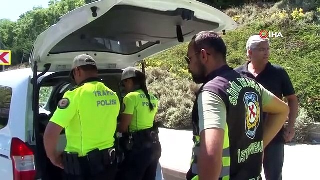 Şişli'de Dron Destekli Trafik Denetiminde Kırmızı Işık İhlali Yapanlara Cezalar Kesildi