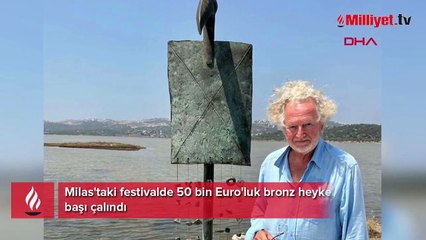 Festivalde heykelin başı çalındı! 'Hurdacıya satılmasından korkuyorum'