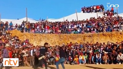 Puños de piedra es el campeón tras noquear a su oponente en Perú