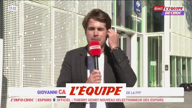 Thierry Henry nommé sélectionneur des Espoirs - Foot - FFF