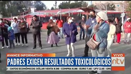 Padres exigen resultados toxicológicos 