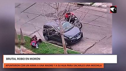 Brutal robo en Morón