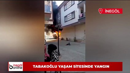 İnegöl'de korku dolu anlar! Cayır cayır yandı