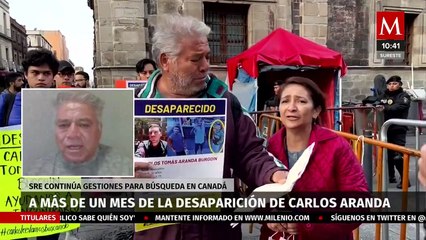 Padre de Carlos Aranda lo buscará personalmente; López Obrador le entregará informe prioritario