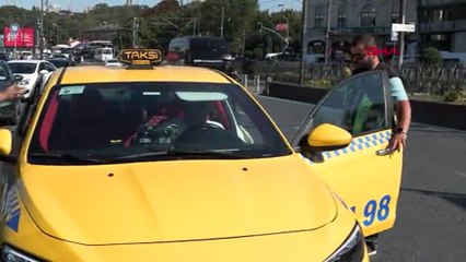 Eminönü'nde taksicilere yönelik denetim