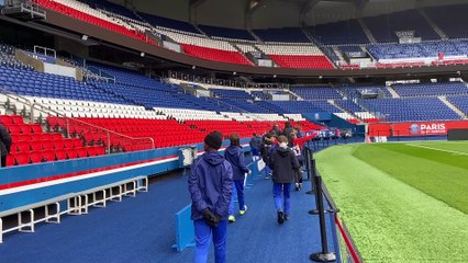 Stage de février 2020 Parc des Princes  tour de terrain