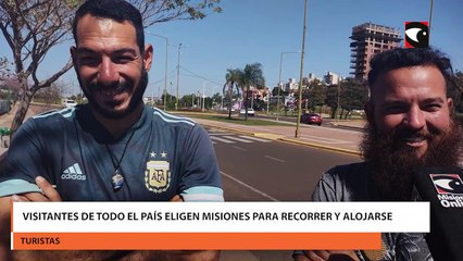 Visitantes de todo el país eligen Misiones para recorrer y alojarse