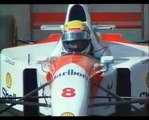 F1 GP Japon 1993 TF1 MERCI Mr IRVINE de la part de Mr SENNA