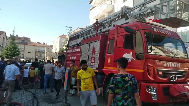 Kırşehir'de Yangın: Binanın Büyük Bir Kısmı Kullanılamaz Hale Geldi