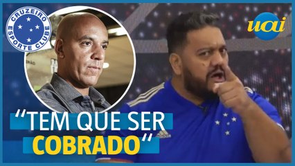 Hugão se irrita com escolhas de Pepa no Cruzeiro
