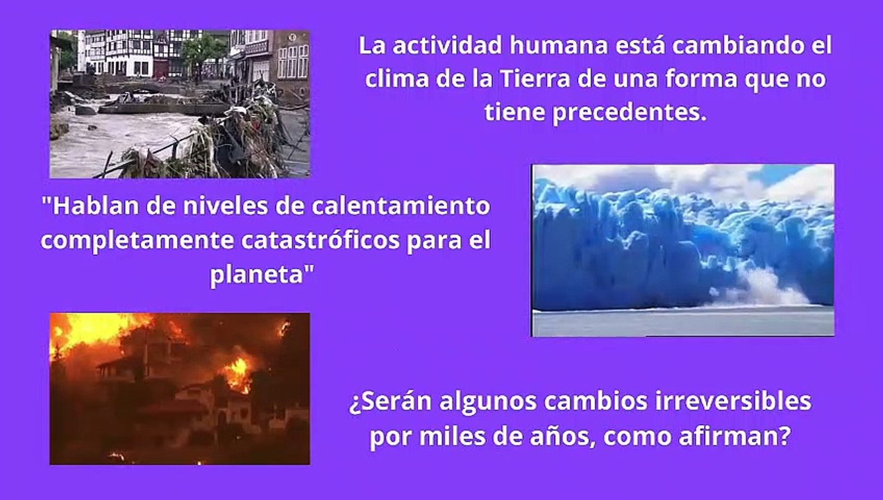 EL CAMBIO CLIMATICO...