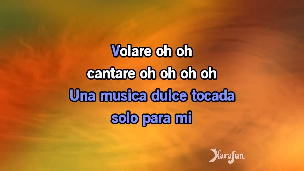 Karaoke Volare (Nel blu dipinto di blu) - The Gipsy Kings _