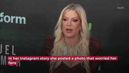 Concern For Tori Spelling After Hospitalization