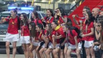 Las campeonas del mundo ya están en España