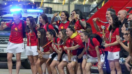 Las campeonas del mundo ya están en España