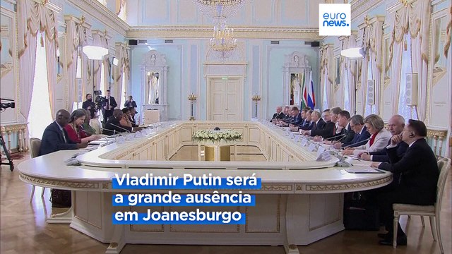 Mandado de detenção do TPI afasta Vladimir Putin da cimeira dos BRICS