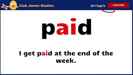 The AI, EI, OI and UI Sounds in English Words + Sentences