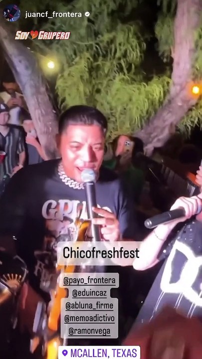 Memo Garza se va de fiesta con Grupo Frontera y Grupo Firme