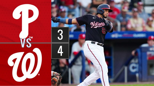 Resumen Filis de Filadelfia vs Nacionales de Washington MLB 20-08-2023