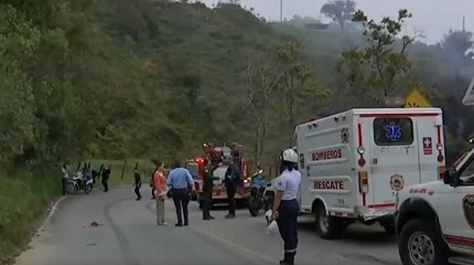 Personas que resultaron heridas en explosión de camión en Antioquia están en delicado estado de salud