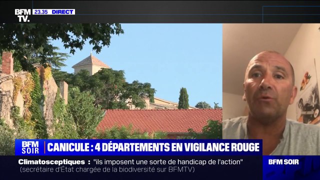 Canicule: On s'aperçoit que les fruits sont bloqués par la forte chaleur , déplore Grégory Chardon (président de la section fruits SRSEA Auvergne-Rhône-Alpes)