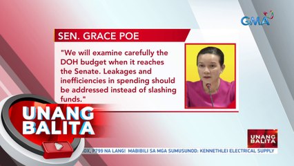 Pagtapyas sa pondo ng DOH, binatikos ng ilang mambabatas| UB