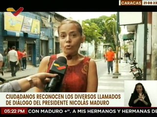Caracas | Ciudadanos rechazan llamado de violencia por parte de la oposición