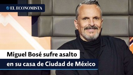 Miguel Bosé sufre asalto en su casa de Ciudad de México