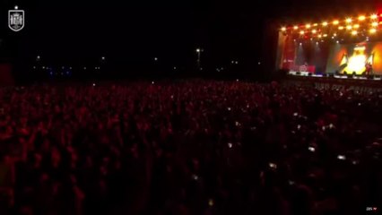 La presentación de las campeonas del mundo en la celebración