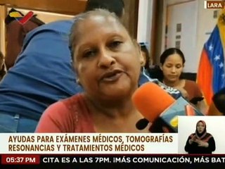 Gobierno Nacional realiza ayudas médicas a los habitantes del estado Lara