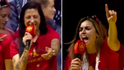 El 'show' de Misa y Jenni al micro cuando la celebración había acabado: "¿En casa de quién sigue la fiesta?"