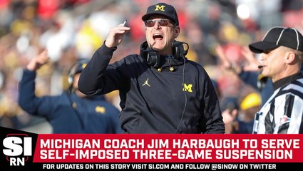 Michigan Self Imposes a Three-Game Suspension for Head Coach Jim Harbaugh