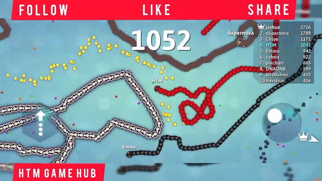 This snake was killed hard - snake.io