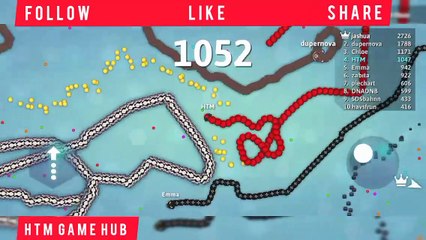 This snake was killed hard - snake.io