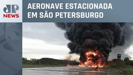 Ataque de drone ucraniano destrói bombardeiro russo