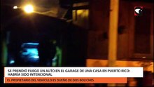 Prendieron fuego el auto del dueño de un boliche en Puerto Rico