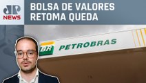 Ibovespa volta a cair puxado por Petrobras e Vale; Alex André analisa