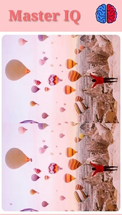 Balloon Difference IQ Test with Master IQ #puzz