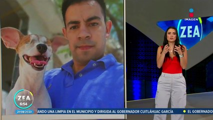 Hombre rescata y adopta a perrita sin ojos